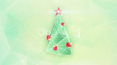 christmas tree triangles shape loop