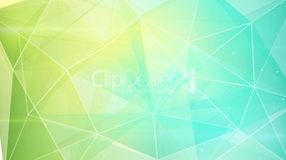 abstract triangle geometrical green cyan background loop