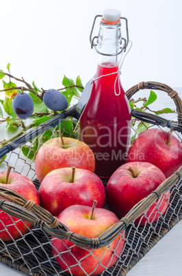 apple plums juice