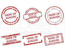 Made in Europe Stempel