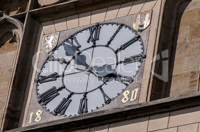 Tower clock.