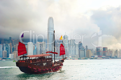 Hong Kong sailboat