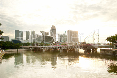 Embankment of Singapore