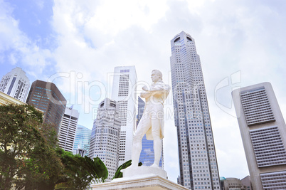 Sir Tomas Stamford Raffles monument