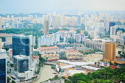 Singapore riverbank