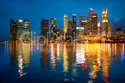 Skyline of Singapore