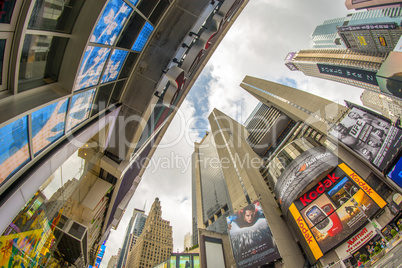 NEW YORK CITY - JUN 11: Times Square, featured with Broadway The