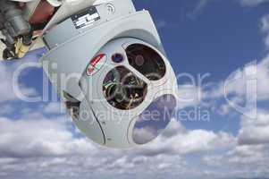 Closeup of Drone Camera and Sensor Pod Module