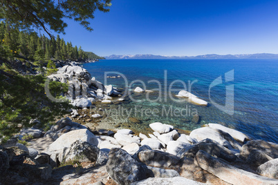 Beautiful Shoreline of Lake Tahoe