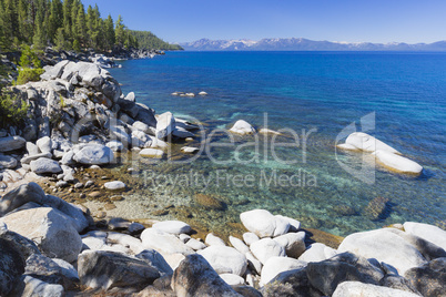 Beautiful Shoreline of Lake Tahoe