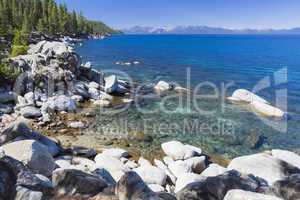 Beautiful Shoreline of Lake Tahoe