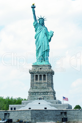 Front view of Statue of Liberty - New York