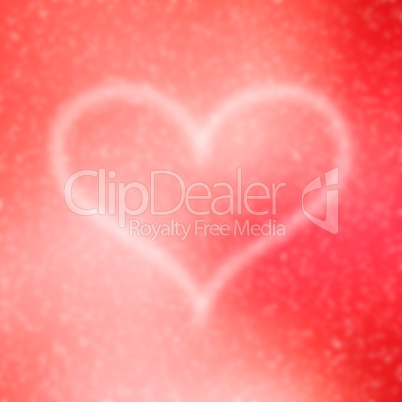 Blurred Valentine's Day Hearts Background 11