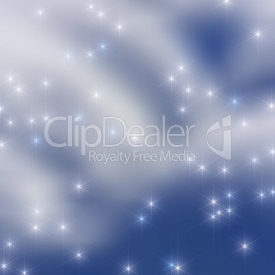 Christmas night sky, stars in the blur 2