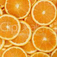 Hintergrund aus Orangen Scheiben