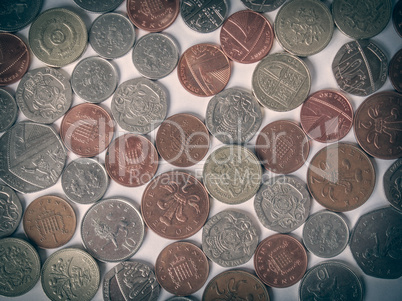 Retro look British Pound Retro look British Pound