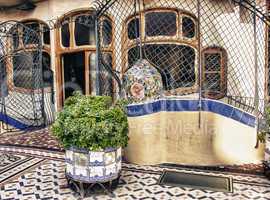 BARCELONA, SPAIN - MAY 24: Casa Batllo Facade. The famous buildi