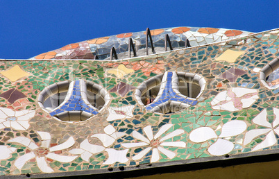 BARCELONA - MAY 24: The facade of the house Casa Battlo (also co