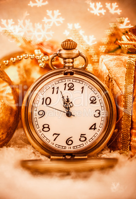 Christmas pocket watch