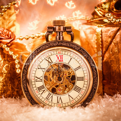 Christmas pocket watch