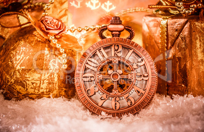 Christmas pocket watch