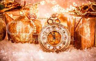 Christmas pocket watch