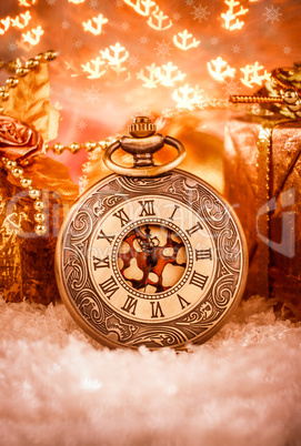 Christmas pocket watch