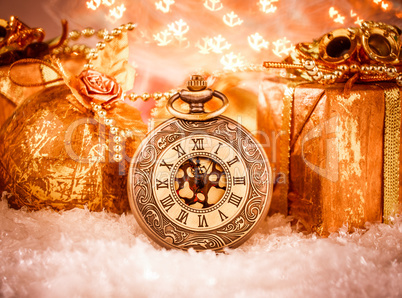 Christmas pocket watch