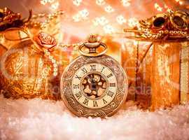 Christmas pocket watch