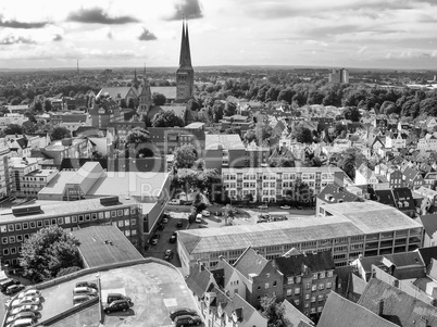 LUBECK, GERMANY - JUNE 30, 2007: City view on a beautiful summer