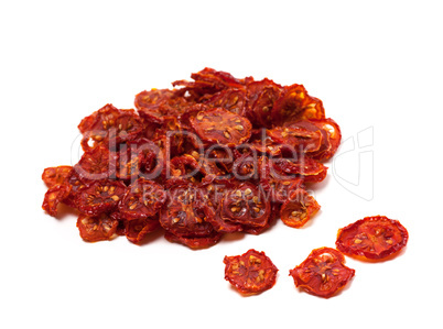 Dried slices of tomato