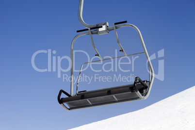 Chair-lift close-up view