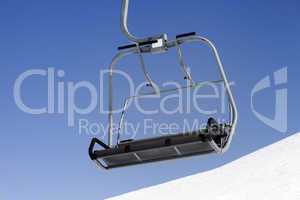 Chair-lift close-up view