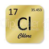 Chlorine element, french chlore