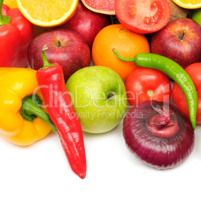 fresh fruits and vegetables