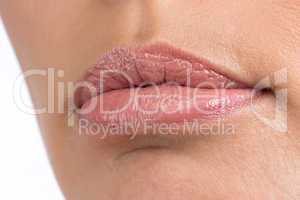 The natural color of the lips