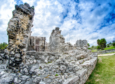 Ruins of Tulum. Mayan site in Mexico