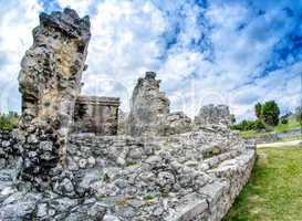 Ruins of Tulum. Mayan site in Mexico