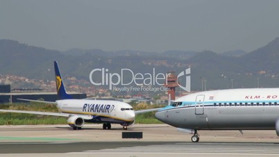 Commercial Aircraft on the Runway