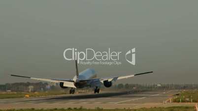 Commercial Airliner Landing