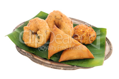 Traditional Indian snack starter