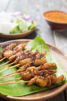 Asian delicious chicken sate