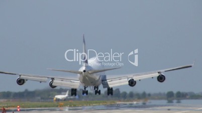 Commercial Airliner Jet Plane Landing