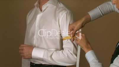 Tailor Bicep Measuring