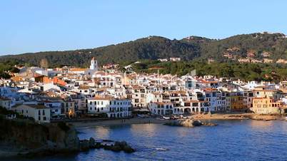 Mediterranean Fishing Village Panoramic