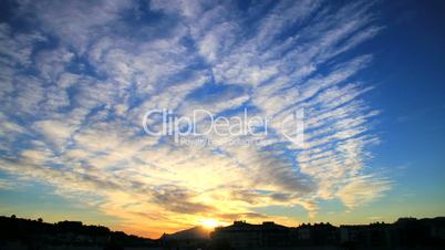 Awesome Colorful Clouds at Sunset