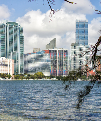 Miami Landscape from Key Biscayne