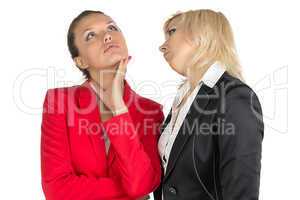 Two businesswoman making a dicision