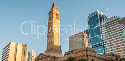 Brisbane, Australia. Beautiful city skyline on a winter day