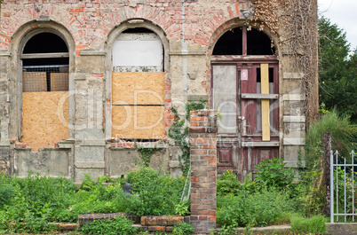 derelict house